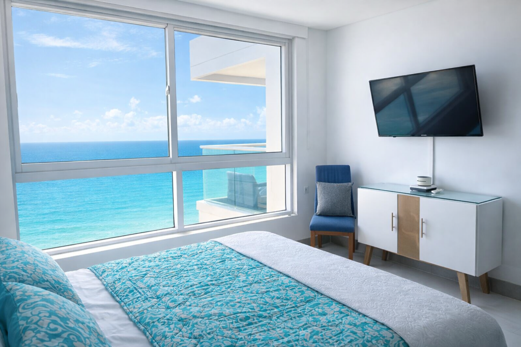 Habitación con vista al océano